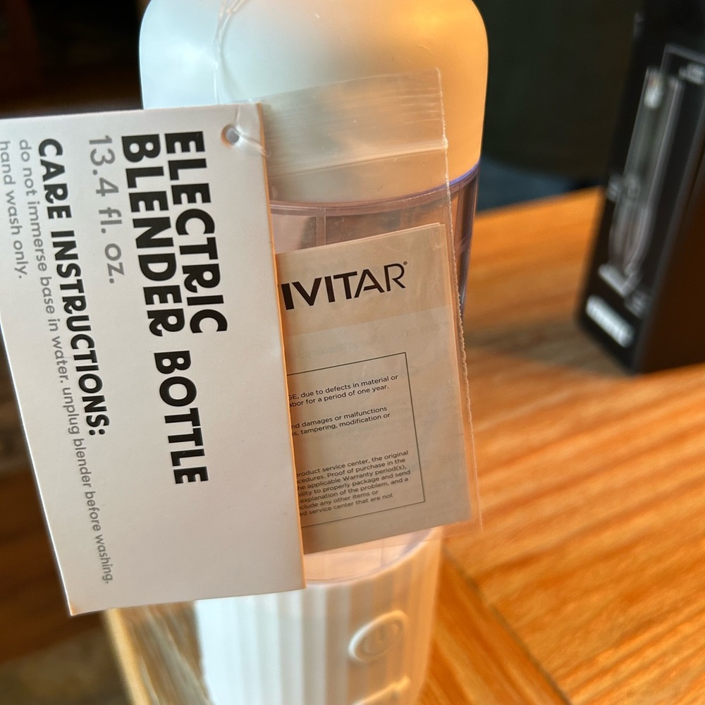 White Electric Blender Bottle - Portable Personal Blender